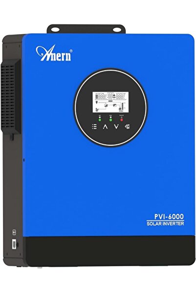 Anern 6KW Solar Inverter AC230V, Off-Grid Pure Sine Wave Inverter with 2 MPPT...