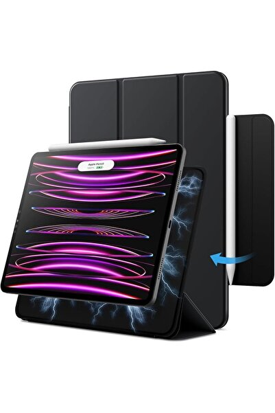 JETech Magnetic Case for iPad Pro 11" & iPad Air 5/4 10.9", Black/Black