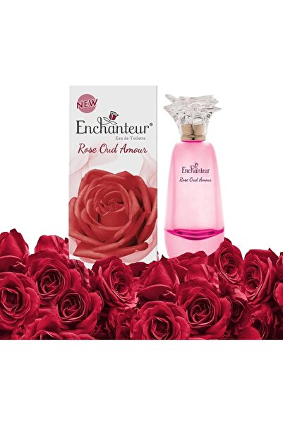 ENCHANTEUR عطر روز عود امور او دو تواليت، عطر نسائي، رائحة تدوم طويلا، 100 مل