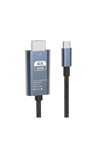 JOYZZZ محول USB C إلى HDMI، كابل فيديو USB C إلى HDMI بدقة 4K عند 60 هرتز، كا...