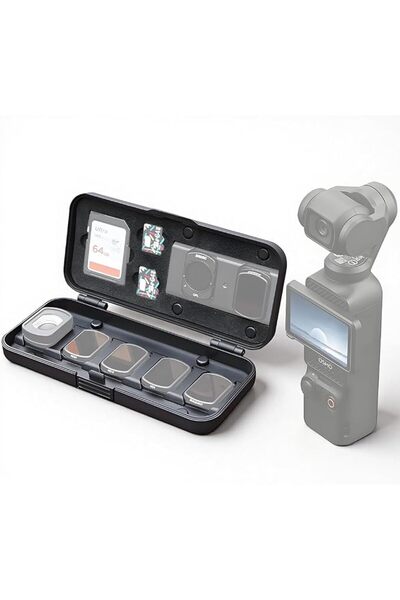 ELEPHANTBOAT ®   حافظة فلتر لـ DJI Osmo Pocket 3، صندوق تخزين وتنظيم الفلاتر ...