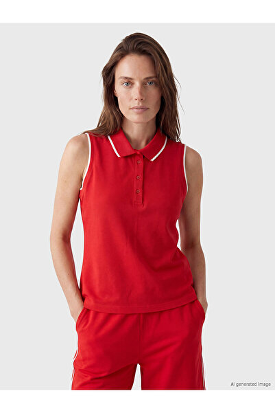 LC Waikiki Two mt shop quality polo collar pique women's tank top