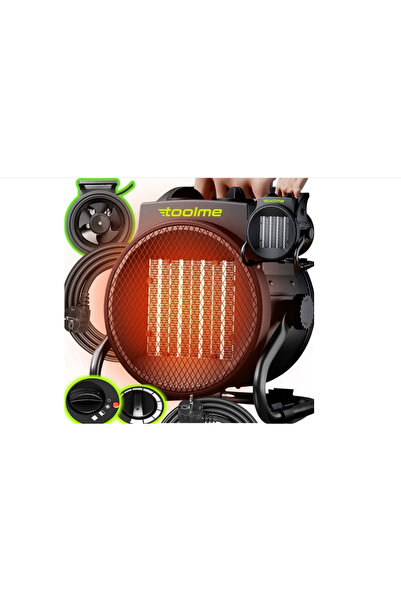 Toolme Încălzitor electric, 2500 W, TM 187