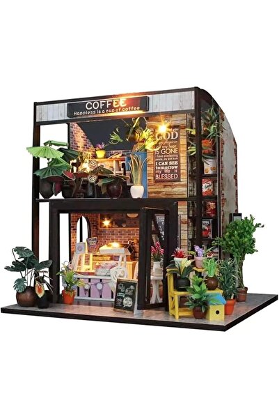 UANDME DIY Dollhouse Miniature House Kit, Wooden Realistic 3D Garden Mini Hou...