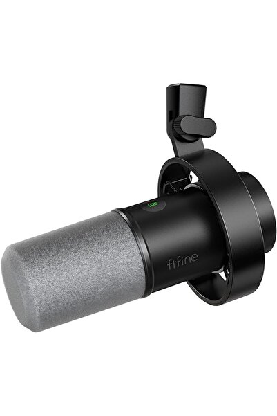 Fifine ميكروفون ديناميكي AmpliTank K688، ميكروفون تسجيل للبودكاست عبر XLR/USB...