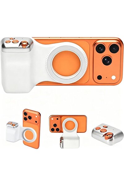 REOCLE Magnetic Phone Camera Grip, Ergonomic Selfie Handle with Wireless Shut...
