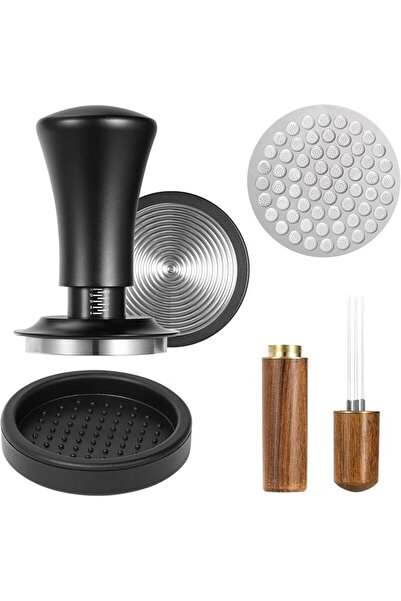 P PIPITA 58mm Espresso Tamper Set -Spring Loaded Calibrated Espresso Tamper w...