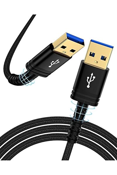 AILKIN USB to USB Cable 6FT, USB A to A Male to Male Cable Double End Type A ...