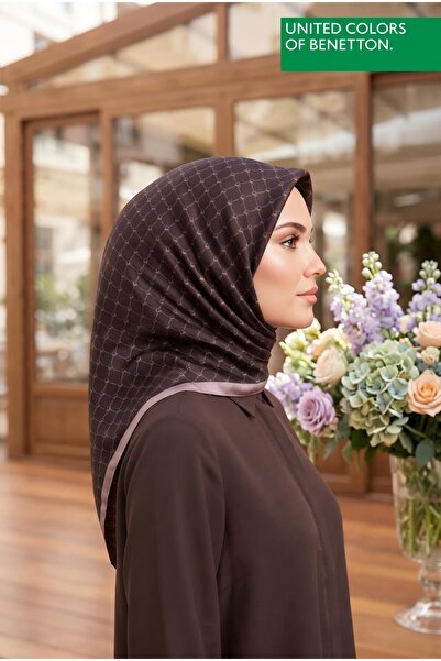United Colors of Benetton SIENA DESENLİ EŞARP -1040-90*90