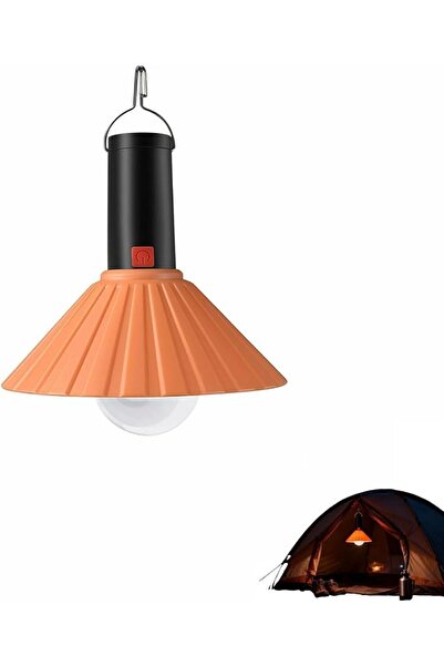 TERRIFI مصباح تخييم LED قابل لإعادة الشحن، فانوس خيمة محمول، ضوء أبيض دافئ 30...