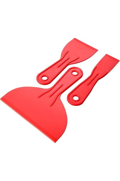 GENERAL 3 Pcs Putty Knife,Flexible Plastic Paint Scraper Tool for Spackling