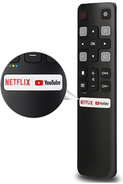 Loutoc جهاز تحكم عن بعد بديل متوافق مع جميع تلفزيونات TCL الذكية بنظام أندروي...