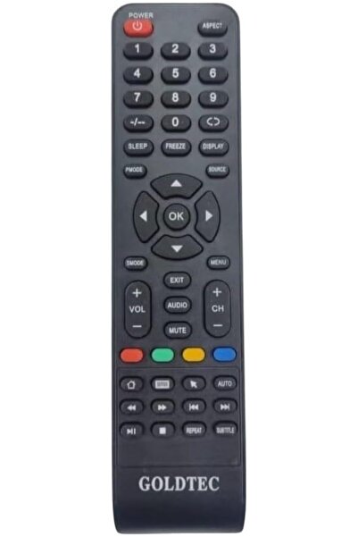 BURAQ جهاز التحكم عن بعد البديل من Goldtec لتلفزيون Goldtec LCD LED