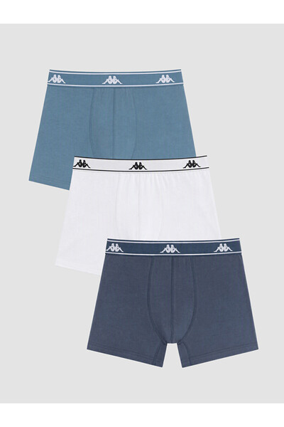 LC Waikiki Rmz Gi̇yi̇m Farkiyla Cotton Flexible Men's Boxer 3-Pack