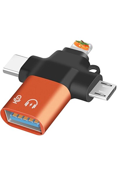 AZONEE 3 IN 1 USB C Lightning Micro to USB Adapter, OTG Converter for Camera ...