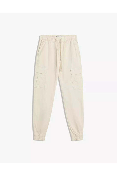Sheya Pantaloni, crem - S