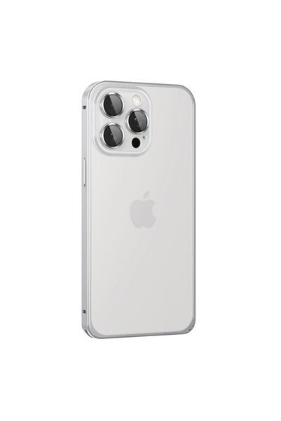 Generic Brand Joko Apple iPhone 15 Pro Max Metal Bumper Matte Cover - Silver