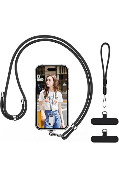 Goodern Mobile Phone Lanyard,Adjustable Nylon Neck Strap and Phone Wrist Stra...