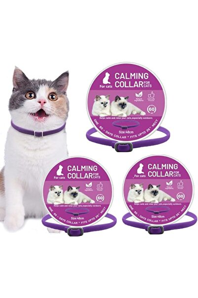 AZONEE Calming Collar for Cats 3 Pack,Cat Calming Collar,Comforting pet Withi...