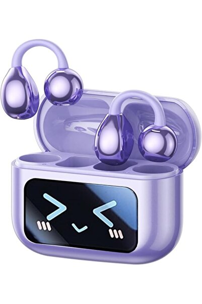 KASTWAVE M100 Wireless Clip-On Earbuds Bluetooth 5.4, Waterproof Open-Ear Hea...