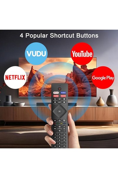Zoye Replacement Remote for Philips Smart TV Remote Control, Universal for Philips 4K UHD Android Smart T