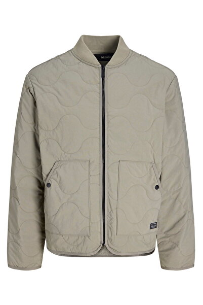 Jack & Jones Men's Baseball Collar Long Sleeve Puffer Coat - Axel