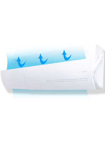 EHOME Retractable Air Conditioner Air Deflector, Universal Adjustable Air Conditioning Deflector Air Diverter Cover Telescopic Anti-Wind Baffles Anti Direct Blowing Windshield Wind Guide(56-108cm)