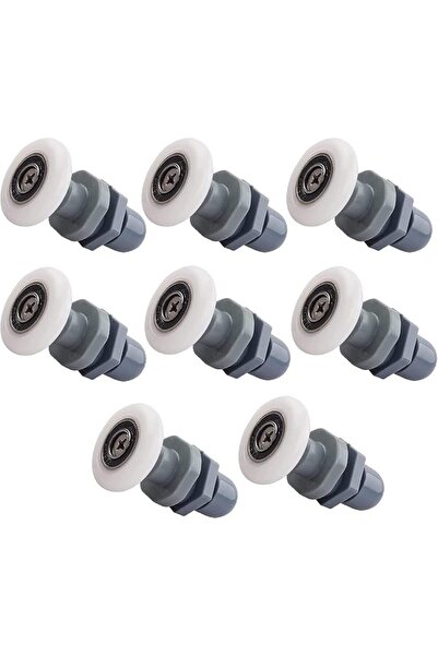 Generic 8 Pieces Shower Door Roller Wheel 25 mm Shower Wheel Sliding Door Whe...