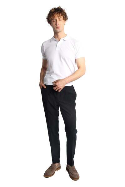 İgs Navy Blue Standard Fit Dynamic Fit Pants