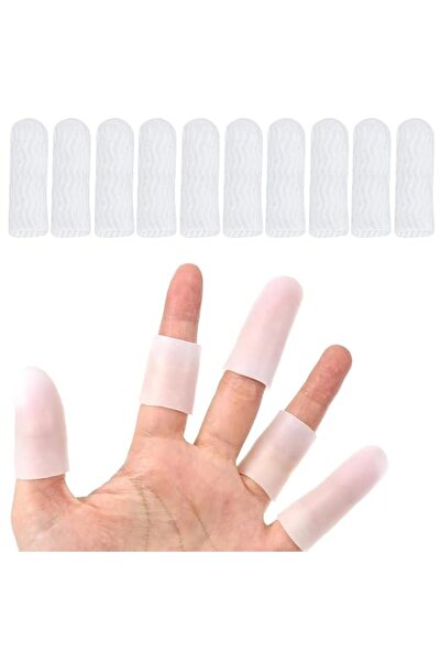 GENERAL Gel Finger Cots, Finger Protector Support (10 PCS), Finger Sleeves, S...