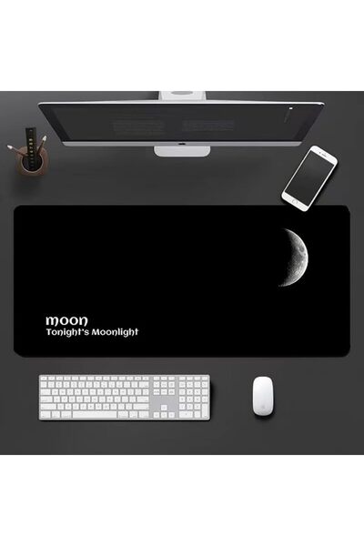 GENERAL KASTWAVE 35.5"×15.8" (90cm×40cm) Large Black Gaming Mouse Pad | Exten...