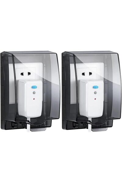 Tazweeq 2 Pcs Flip Waterproof Cover Outlet Cover, Universal Plug Socket Cover...
