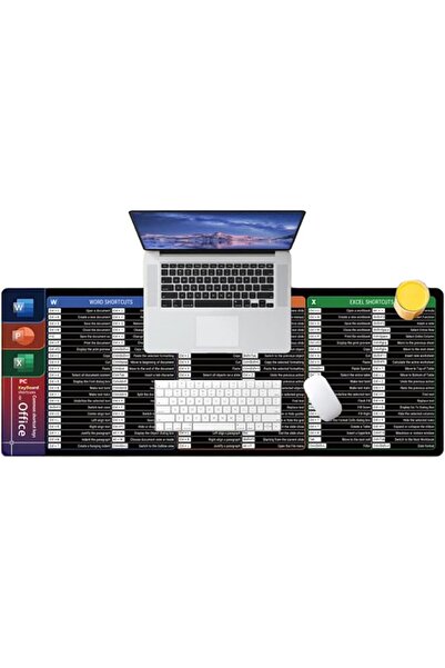 ANYUAN لوحة ماوس إكسل 300×800 مم، وسادة مكتب كبيرة بسطح ناعم، لوحة مفاتيح ممت...