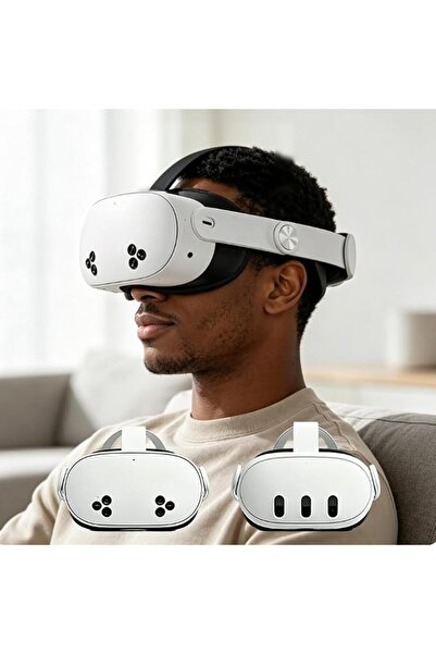 ANYUAN ملحقات سماعة الواقع الافتراضي، حزام رأس إيليت لـ Meta Quest 3، حزام قا...