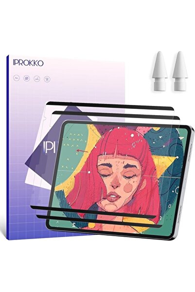 GENERAL واقي شاشة مغناطيسي ورقي من IPROKKO متوافق مع iPad Air 5 (2022) و iPad...