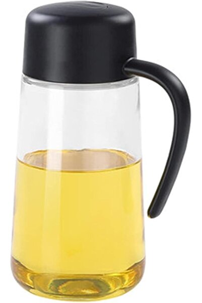Tazweeq Oil Sprayer for Cooking, with Auto Flip Cap, Leak-Proof 600ml Glass O...