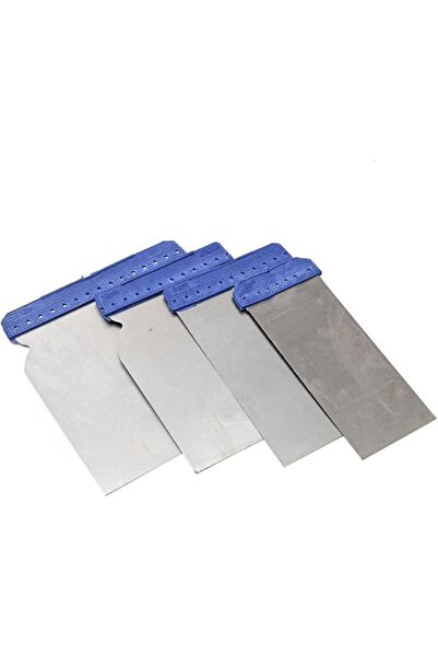 Lawazim Iron Scraper - 4 Piece - Multi Size Scraper and Putty Knife Set with ...
