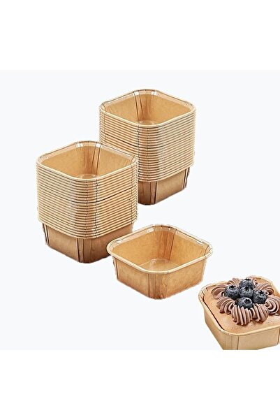 EXCEFORE 50Pcs Disposable Paper Loaf Pans for Baking [Microwave, Freezer & Ov...