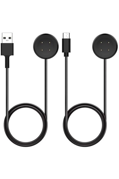 AZONEE شاحن لساعة جوجل بيكسل 2 و3، كابل شحن مغناطيسي بديل USB-A/C (3.3 قدم/1 ...