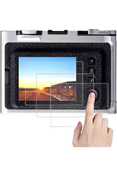 X SPRING Screen Protector, 3 PCS Tempered Glass for Fujifilm Mini Evo Camera,...
