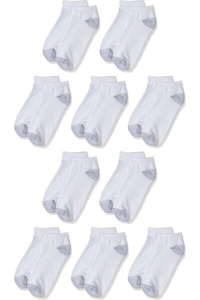 HANES Womens 10 Pairs Value Pack Low Cut Socks Socks Value Pack, Low Cut Soft...