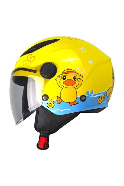 FR215 Baby Duck Çocuk Motosiklet Kaskı Yarım Kids Motorcu Kask
