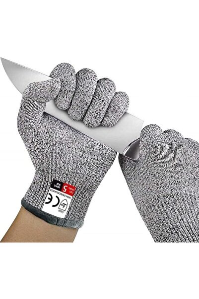 Aputue Cut Resistant Gloves, Level 5 Protection, 2 Pairs Medium and Large Siz...