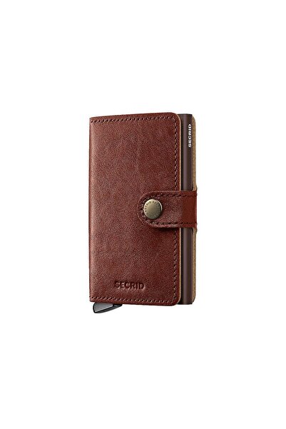 Secrid Premium Miniwallet+ Basco Card Holder Wallet, Brown