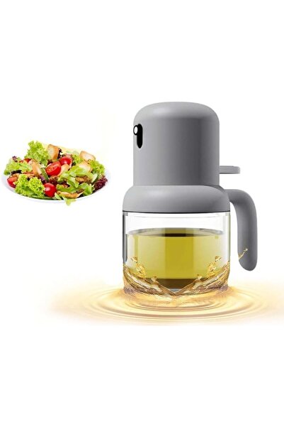 Yelajoy Grey Oil Sprayer, Olive Mister for Cooking, Fan Shaped Spray Bottle, ...