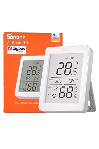 Sonoff AirGuard TH, Indoor Smart Zigbee Temperature and Humidity Sensor, 3.6'...