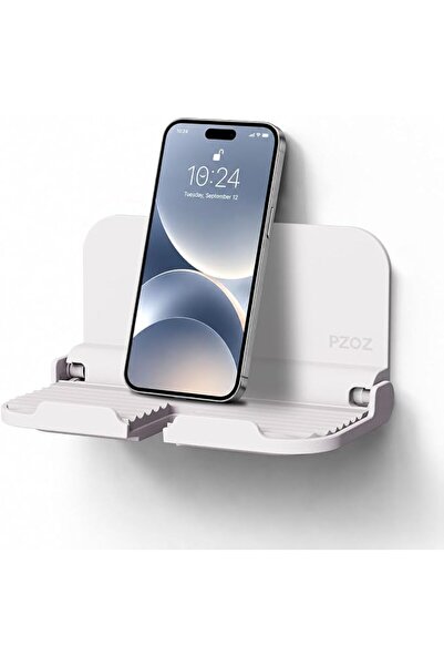 Pzoz حامل هاتف للحمام قابل للطي، حامل هاتف للجدار