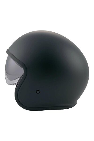 Blauer HT Blauer Pilot 4.0 Monochrome Açık Motosiklet Kaskı Mat Siyah