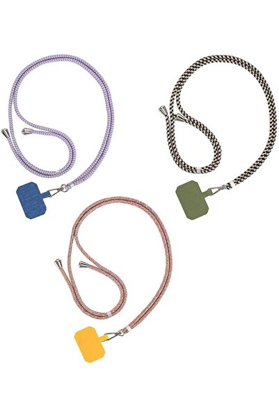 Bukela 3 Pack Phone Lanyards, Adjustable Crossbody Nylon Straps with 3 Phone ...