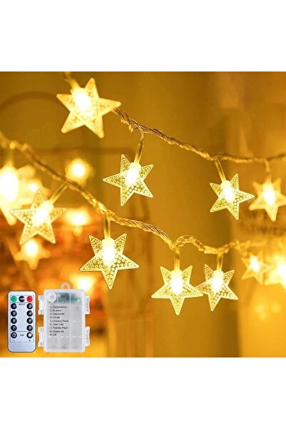 KASTWAVE Star String Lights Battery Operated, 32.8 ft 80 LED Fairy Star Light...